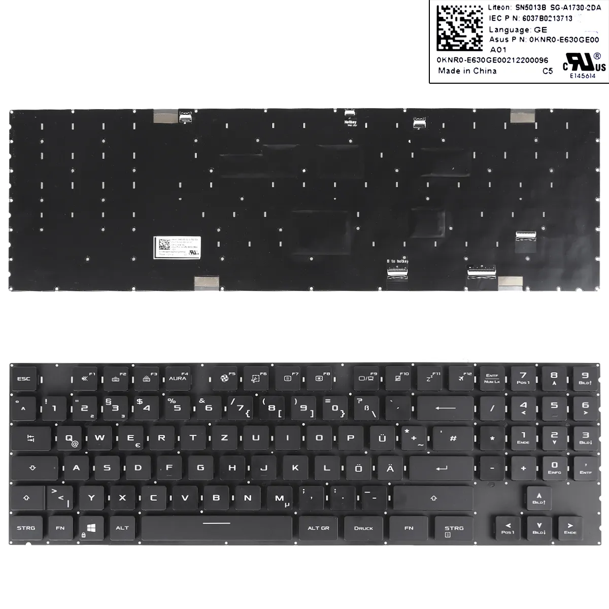 Picture of ASUS ROG Strix Scar 17 G733Z G733Q G733QR G733ZW G733CW BALCK(backlit win8)